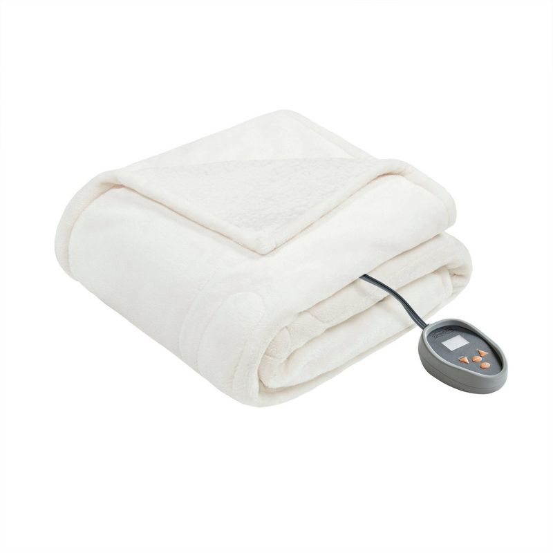 Microlight to Berber Electric Heated Bed Blanket, 1 of 11
