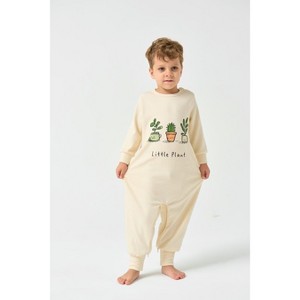 Little Plant Super Soft TENCEL™ Modal & Organic Cotton Romper- Little Plant - 1 of 4