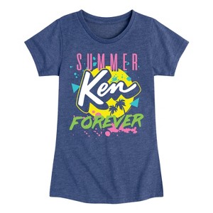Girls' - Barbie - Ken Fitted Short Sleeve Graphic T-Shirt - 1 of 3