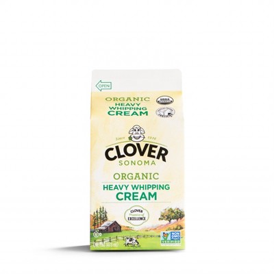 Clover Sonoma Organic Heavy Whipping Cream - 1pt