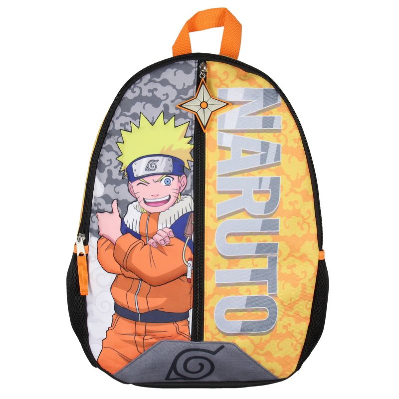 Naruto Backpack 3D Quilted Character 16" Kids School Travel Backpack Multicoloured, 2 of 5