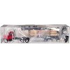 GMC Super B Log Truck and Trailer Red with Log Accessories 1/87 (HO) Plastic Model Car by Promotex - 3 of 3