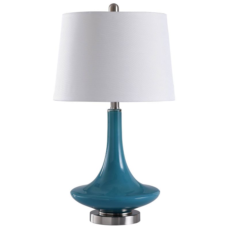 Table Lamp Niagara Falls Blue Finish - StyleCraft, 1 of 10