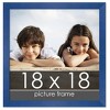 PosterPalooza | Square Classic Modern Blue Picture Frame - UV Acrylic, Foam Board Backing, Hanging Hardware - 2 of 4