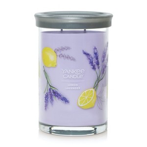 20oz Signature Tumbler Lemon Lavender - Yankee Candle - 1 of 4