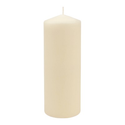 Stonebriar 3pk Tall 3'' X 8'' 80 Hour Long Burning Unscented Ivory Wax ...