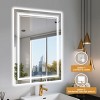 Modern Bathroom Vanity Mirror with Light, Anti-Fog and Adjustable Brightness, Wall-Mounted Makeup Mirror for Bathroom-The Pop Home - 2 of 4
