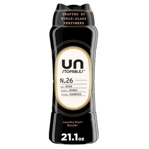 Downy Unstopables Unlimited Scent Booster Beads Laundry Additives - Rose Honey Oakmoss - 21.1oz - 1 of 4