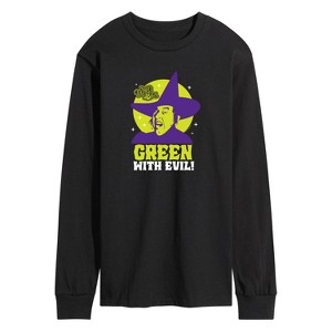 Men's - Wizard of Oz - Green With Evil Long Sleeve Graphic T-Shirt - 1 of 4