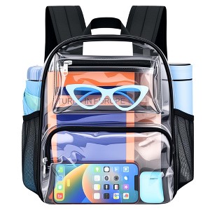 Narwey Clear Bag for Stadium Events, 12x6x12 Clear Backpack  display picture 1
