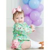RuffleButts Baby/Toddler Girls Long Sleeve Waterfall Knit Bubble Romper - 3 of 4