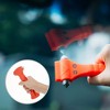 Unique Bargains Car Safety Hammer 7.09"x3.35"x0.83" Black Red 1 Pc - 2 of 4