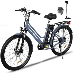 HITWAY BK8M Electric Bike: 26''×2.35‘’ Tire, 500W, 36V 15AH,21-55mile with 7 Gears E Bike - 1 of 2
