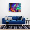 Color Waves Glass Wall Decor – Frameless Free Floating Tempered Glass Panel – Modern Art for Home or Office – Durable Glass Wall Art (27.5”H x 39.3”W) - 3 of 4