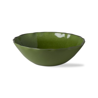 tagltd Veranda Melamine Serving Bowl Green Dinnerware Serving Dish