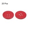 Unique Bargains Sewing Resin Round Flat 4-Hole Replacement Craft Buttons 20 Pcs - 3 of 4