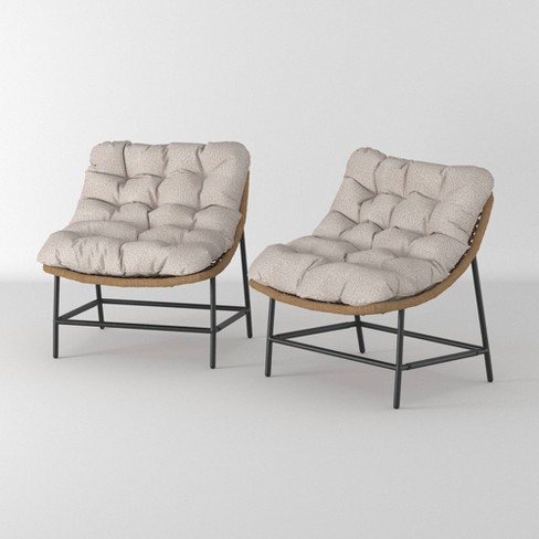 Papasan patio set hot sale