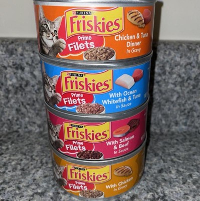 Purina Friskies Prime Filets Surfin' & Turfin' Favorites With Chicken ...