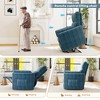 37'' Power Lift Recliner Chair, Round Plush Faux Fur Footrest,Sturdy for Living Room&Bedroom - 4 of 4