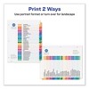 Avery Customizable Table of Contents Ready Index Dividers with Multicolor Tabs, 31-Tab, 1 to 31, 11 x 8.5, White, 1 Set - 3 of 4