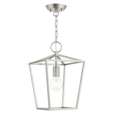 Livex Lighting Devonshire 1 - Light Pendant in  Brushed Nickel