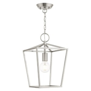 Livex Lighting Devonshire 1 - Light Pendant in  Brushed Nickel - 1 of 1