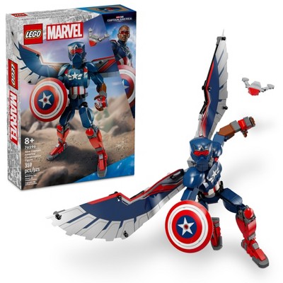 LEGO Marvel New Captain America Construction Figure Super Hero Toy 76296