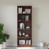 Fontoi Decorative Bookshelf, Adjustable Bookcase with 5 Shelves, Versatile Freestanding Bookshelf for Home Office Library, Brown, 11.6"*24.4"*55.9 - 4 of 4