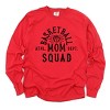Simply Sage Market Basketball Mom Squad Garment Dyed Long Sleeve - M - Red - 2 of 4