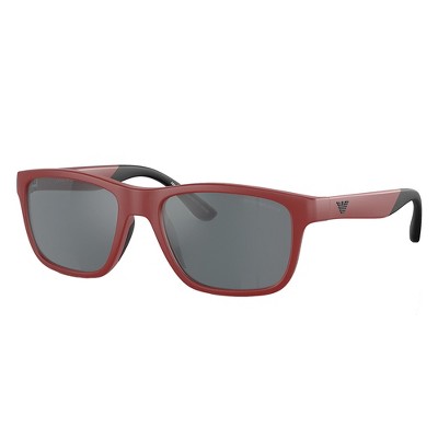 Emporio Armani KIDS EK 4002 54626G Childrens Pillow Sunglasses Matte Red 48mm