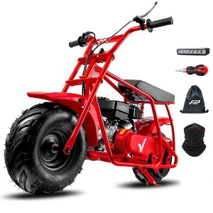 FRP Mini Bike GMB100, 99CC Gas Powered 4-Stroke 3HP, Off-Road for Kids/Adult, Trail Up to 28 Mph, Weight Support Up to 220 LBS - 1 of 4