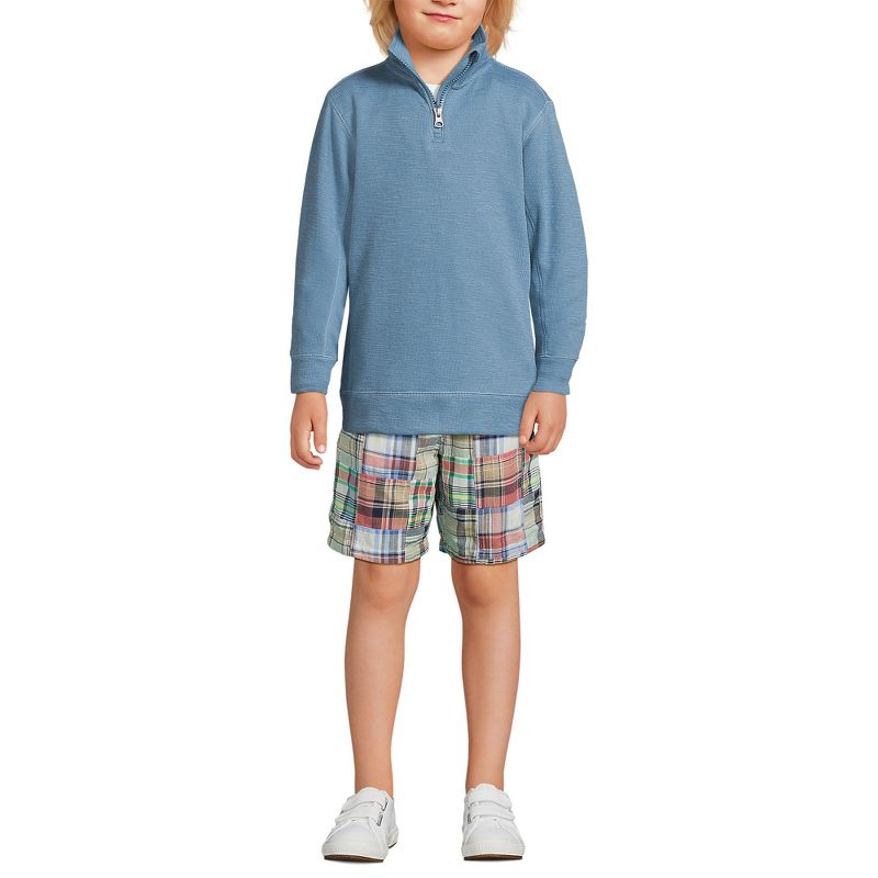 Lands' End Kids Pull On Chambray Elastic Waist Shorts, 4 of 5
