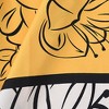 Anna-Kaci Women's Outlined Floral Print Square Ring Scarf with Soft Silky Fabric Lightweight Versatile Neck and Hair Accessory - 4 of 4