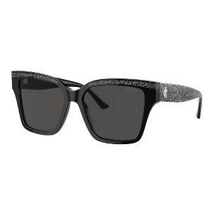 JIMMY CHOO スクエアフレムサンクラス JC5003 503687 Jimmy Choo JC 5003 503687 Womens Pillow Sunglasses Black