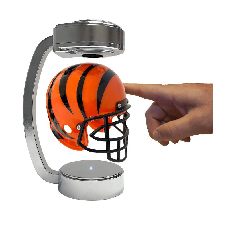NFL Cincinnati Bengals Chrome Mini Hover Helmet Sports Memorabilia, 2 of 3