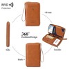 Multi-Function RFID Travel Passport Wallet with Phone Pocket - 3 of 4