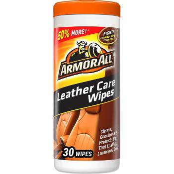 Armor All 30ct Leather Care Wipes Automotive Protector