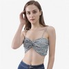 Anna-Kaci Women's Twist Front Spaghetti Strap Crop Top with Ruched Detail - 3 of 4