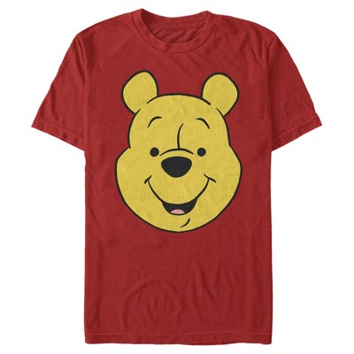 Vintage Disney Shirt Mens Size Large L Red Winnie The Pooh TV Show