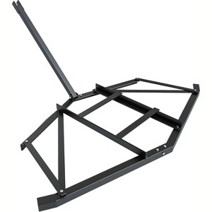 66/72" Heavy-Duty Drag Harrow. Q235 steel construction, adjustable bars, 100lb capacity. For ATVs, UTVs, and tractor driveway grading - 1 of 4