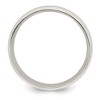Black Bow Jewelry Men's 7mm Sterling Silver Milgrain Grooved Edge Standard Fit Band - 2 of 4