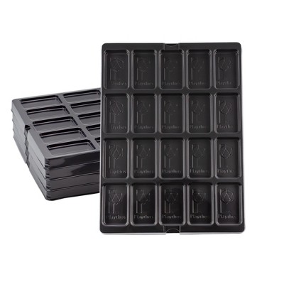 Flying Buffalo Game Piece Counter Trays 5pk; War Board Game Storage Sorting Organizers, Playthos Collection