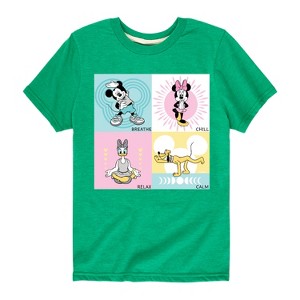 Boys' - Disney - Breathe Chill Relax Calm Short Sleeve Graphic T-Shirt - 1 of 4