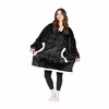 Tirrinia Womens' Oversized Fleece Wearable Blanket Hoodie, Warm Soft Blanket Sweatshirt Giant Pocket both Indoors Outdoors, Gift for Winter - 3 of 4