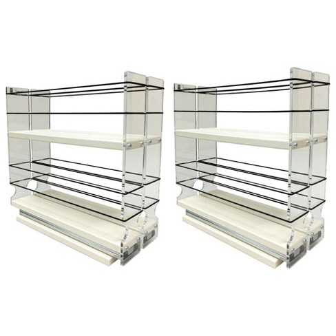 Lynk Professional Expandable 4 Tier Heavy Gauge Steel Drawer Spice Rack Tray  Organizer : Target