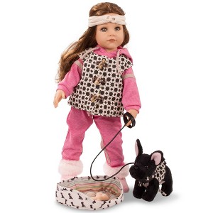 Gotz: 19.5" Hannah Staycation Poseable Standing Doll with Long Brown Hair - 1 of 4