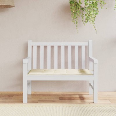 vidaXL Garden Bench Cushion Cream 47.2"x19.7"x1.2" Oxford Fabric