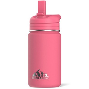 Hydrapeak Mini 14oz Kids Stainless Steel Insulated Water Bottle With Leak Proof Straw Lid - 1 of 4