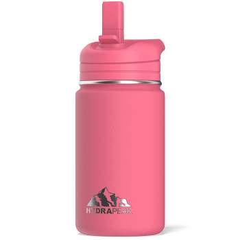 Hydrapeak 26oz Insulated Water Bottle With Straw Lid Matching Color Cap And Rubber  Boot Peony : Target