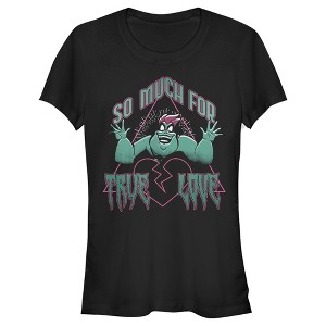 Juniors Womens The Little Mermaid Ursula So Much For True Love T-Shirt - 1 of 4